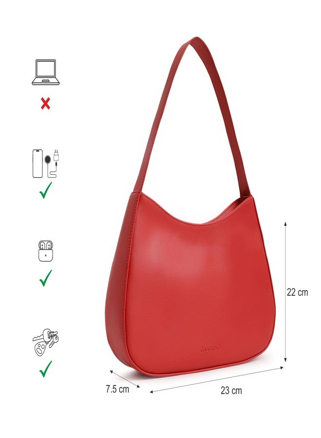 Fastrack Luscious Red Shoulder Bag for Women, Ladies and Girls - Image 4
